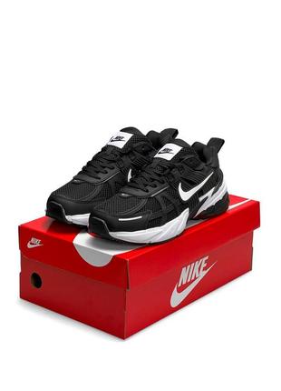 Кроссовки nike runtek black white9 фото