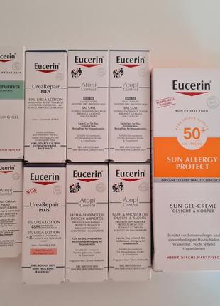 Новий сонцезахисний крем гель eucerin sun allergy protect