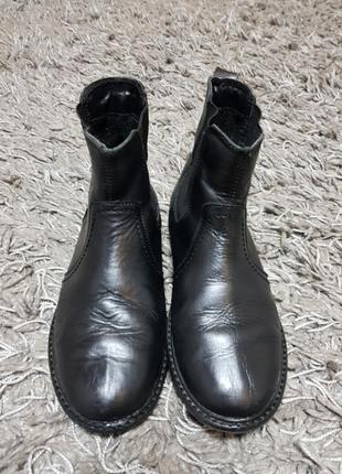 Ботинки деми челси кожа