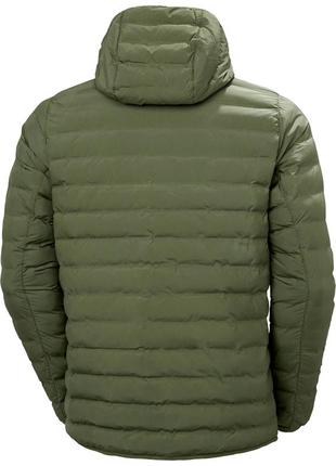 Куртка мужская helly hansen mono material hooded insulator зеленый m (53496-473)2 фото