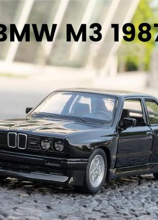 Bmw m3 (e30) металева машинка 1:36 масштабна модель іграшка