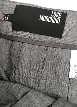 Котоновая мини юбка плиссе love moschino /9804/4 фото