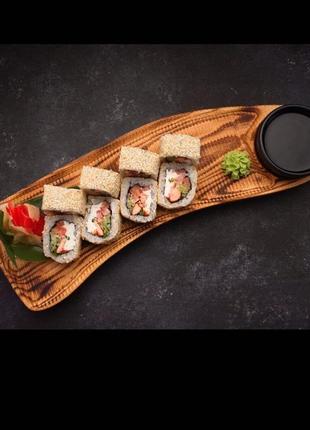 Доска для подачи суши и рыбы1 фото