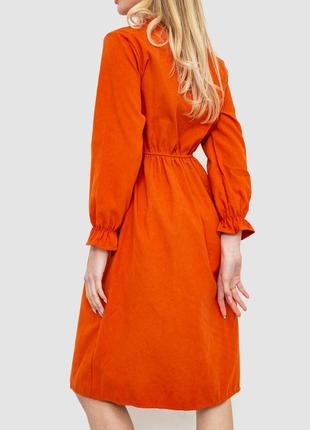 Ошатне плаття, колір теракотовий, помаранчевий3 фото