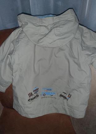 Куртка ветровка детская на мальчика 86р