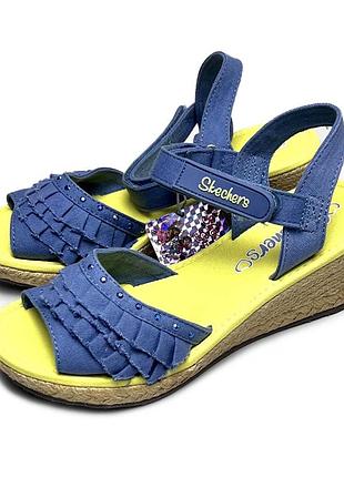 Женские босоножки на платформе skechers