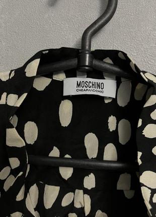 Блуза рубашка moschino seda italy 🇮🇹3 фото