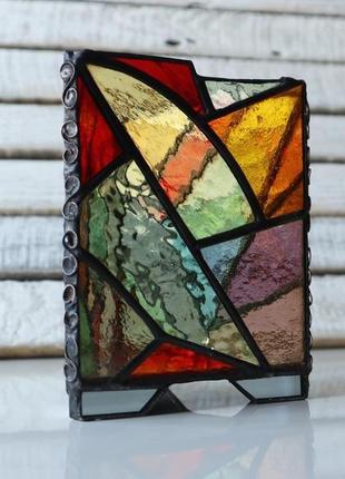 Подсвечник витражный