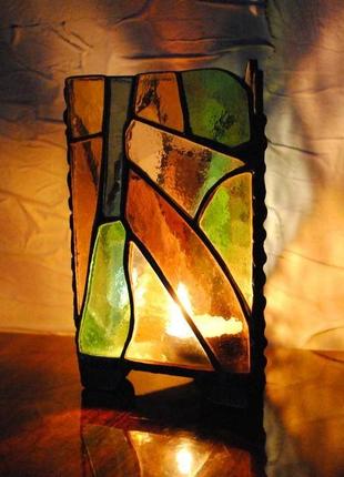 Подсвечник витражный