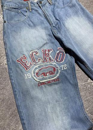 Мужские широкие джинсы baggy mom ecko unltd2 фото