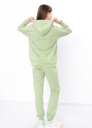 Подростковый демисезонный спортивный костюм, комплект для девочки худи с капюшоном и спортивные брюки двунитка, сиреневый костюм4 фото