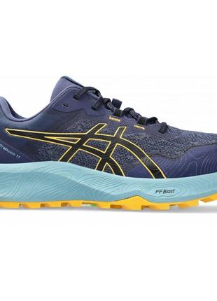 Чоловічі кросівки для бігу asics gel-trabuco 11 синій, бірюзовий, помаранчевий 45 (spu1011b605-402 45)