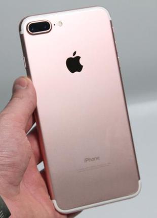 Б/у apple iphone 7 plus 32gb оригінал neverlock rose gold1 фото