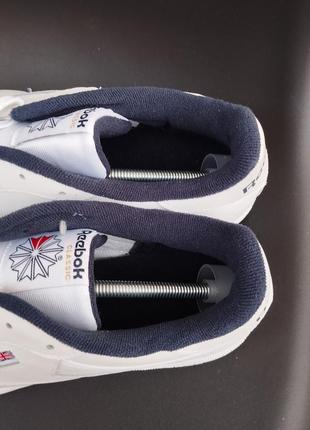 Кожаные мужские кроссовки reebok club c 85 in-white7 фото