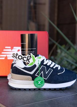 Жіночі кросівки new balance 574 legacy dark blue5 фото