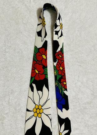 Коллекционный шелковый галстук christian fischbacher switzerland3 фото