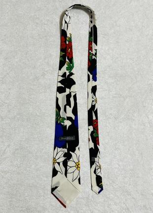 Коллекционный шелковый галстук christian fischbacher switzerland7 фото