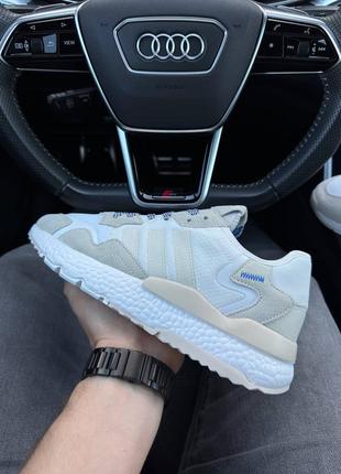 Кроссовки adidas nite jogger white