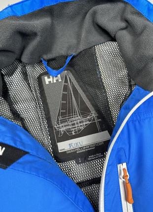 Куртка softshell helly hansen для туризма синяя6 фото