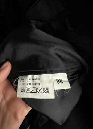 Черный классический пиджак5 фото