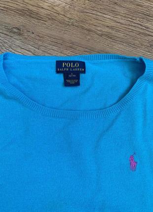 Джемпер polo ralph lauren р.l/12-14 шерсть 30%8 фото