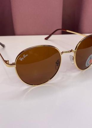 Очки ray-ban солнцезащитные поляризованные коричневые