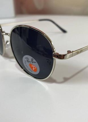 Очки ray-ban солнцезащитные черные, поляризованные5 фото