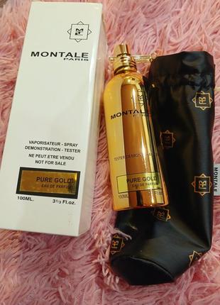 Новинка! тестер-оригинал! богемный парфюм montale pure gold-чистое золото 100ml новый1 фото