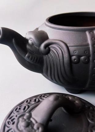 Чайний керамічний набір для китайської чайної церемонії на 6 персон слон4 фото