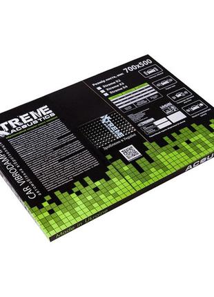 Виброизоляция acoustics xtreme 3.0 фольга 100 мк 700x500 мм3 фото