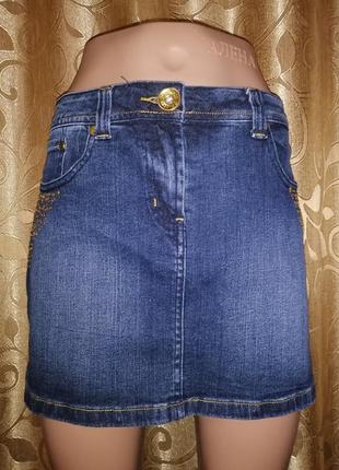 💙💙💙красивая короткая женская джинсовая юбка dorothy perkins💙💙💙7 фото