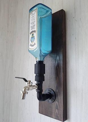 Настенный кран-дозатор для алкоголя/наливатор/оригинальный подарок /ручная работа !2 фото