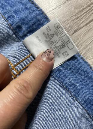 Джинсовые бриджи бриджи капри укороченные джинсы очень большого размера батал egenda, xxxl 58р4 фото