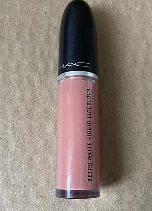 Mac retro matte liquid lipcolour матовая помада, 107 lady be good2 фото