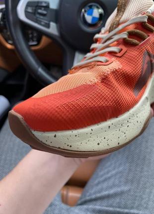 Летние тккстильные кроссовки nike zoom pegasus orange3 фото