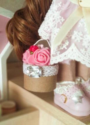 Кукла в розовом платье2 фото