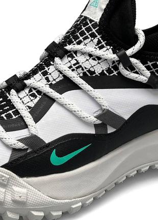 Кроссовки nike acg mountain белые с черным5 фото