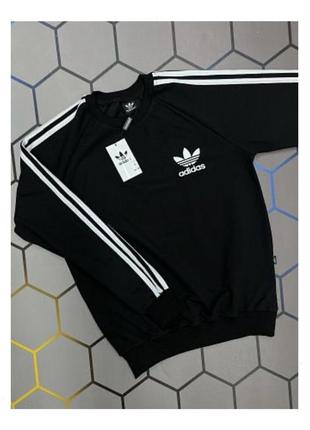 Свитшот adidas черный (black)1 фото