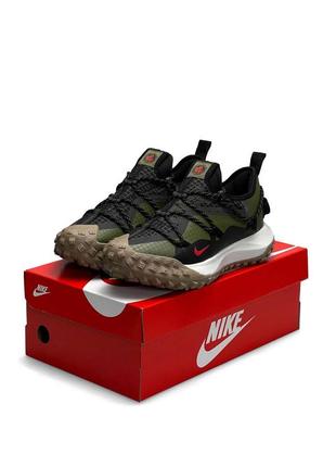 Кросівки nike acg mountain зелені з чорним1 фото