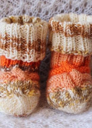 Шкарпетки-рижики меланжеві2 фото