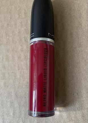 Mac retro matte liquid lipcolour  матова помада, 102 dance with me3 фото