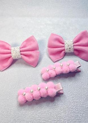 Бантики для дівчат / набір прикрас для волосся