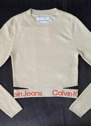 Свитер лонгслив calvin klein2 фото