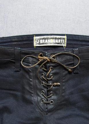 Дизайнерські джинси з шкіряними шнурівкою henry duarte сша6 фото