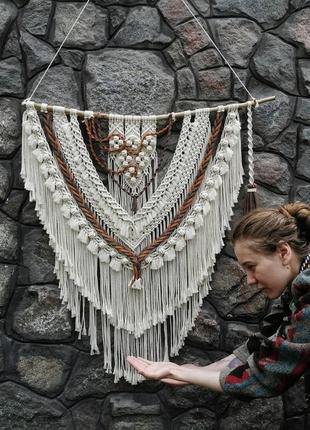 Оригінальне макраме панно