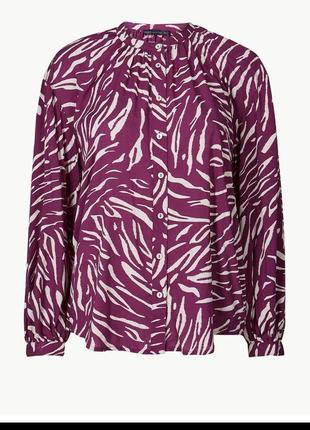 Шикарная вискозная объемная блуза р.164 фото