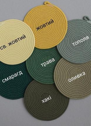 Підтарільники, плейсмати - сервірувальні підставки під гаряче