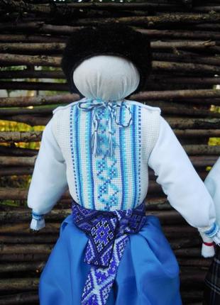 Кукла мотанка, украинская семья в вышиванках, украинская семья, отец, мать и ребенок4 фото