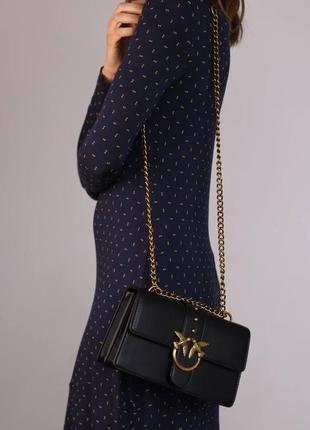 Сумочка pinko black, женская сумка, сумка2 фото
