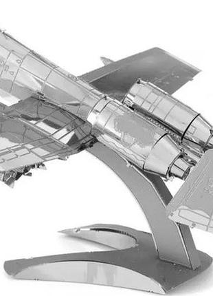Металлический пазл 3d конструктор американский штурмовик a-10 warthog  s013